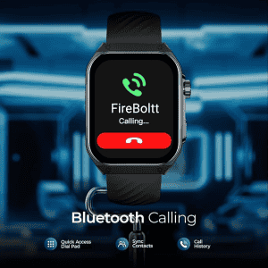 Fire Boltt ARC | 1.96 inch | AMOLED Bluetooth | Black