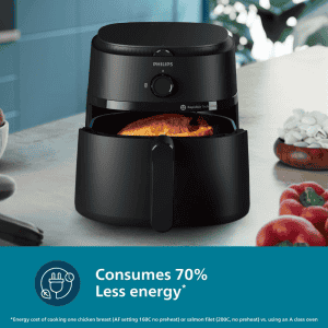 PHILIPS NA130-00 Air Fryer | 1700W | Black