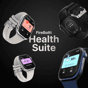 Fire Boltt Brillia Smartwatch | 51.3mm  | Largest Amoled | Bluetooth | Starlight