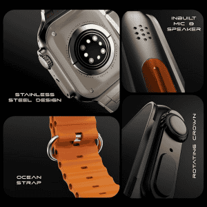 Fire Boltt Dapper | 2.15 inch | Bluetooth | Orange | BSW189