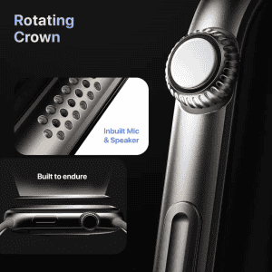 Fire-Boltt Brillia Bluetooth Smartwatch | 51.3 mm | Largest Amoled | Silver