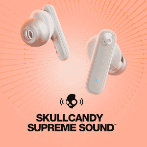 Skullcandy Smokin True Wireless Earbuds | Bone Orange | S2TAW R740