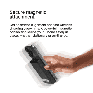 Belkin Boost Charge Magnetic MagSafe Wireless Power Bank | 5000 mAh  | Black | BPD004BTBK
