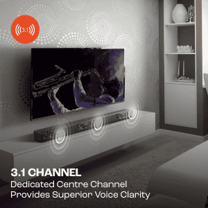 JBL Cinema SB590 Soundbar | Deep Bass | Dolby Atmos | 3.1 Channel | JBLSB590BLKIN RS
