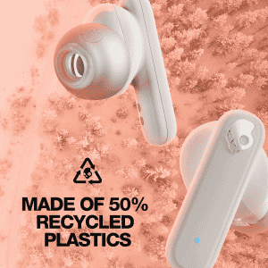 Skullcandy Smokin True Wireless Earbuds | Bone Orange | S2TAW R740
