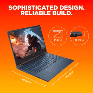 HP Victus | Intel Core i5 | 12th Gen 12450H - 8 GB |512 GB SSD | 4 GB Graphics | NVIDIA GeForce RTX 2050 15fa1226TX | 15.6 inch | Performance Blue | 15-fa1226TX
