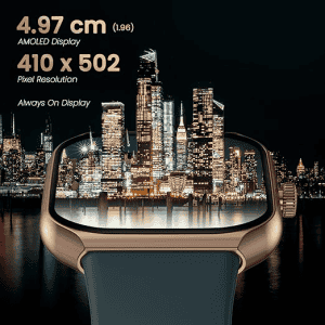 Titan Smart 3 | AMOLED Display 410x502 Pixel  | 1.96 inch | Black