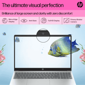 HP Laptop 15 | AMD Ryzen 3 Quad Core 7320U | 8 GB | 512 GB | Silver | 15 FC0026AU