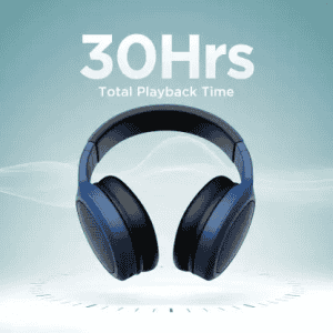 boAt Rockerz 460 Bluetooth Headset | 30 Hours Playback | Beast Mode ENx Technology | Bold Blue