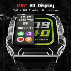 boAt Wave Armour 2 BT Calling Smart Watch  | Active Black