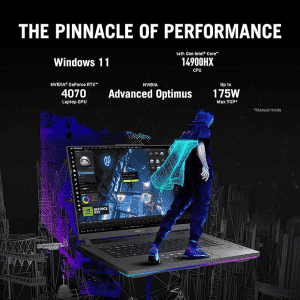 ASUS ROG Strix G16 | Intel Core i9 14th Gen 14900HX  | 16 GB | 1TB SSD | NVIDIA GeForce RTX 4070 | Eclipse Gray | G614JIR-N4062WS