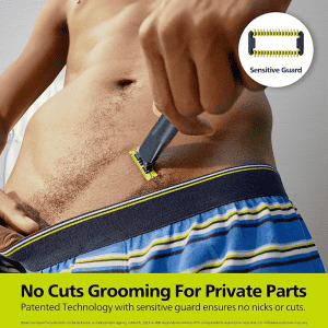 PHILIPS OneBlade Trimmer | 10 Grooming Kit | 30 min Runtime 3 Length  | Grey | QP1624