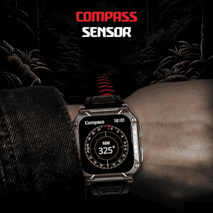 boAt Wave Armour 2 BT Calling Smart Watch  | Active Black