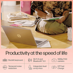 HP Laptop 15 |  Intel Core i5 13th Gen 1334U | 8 GB| 512 GB | 39.62 (15.6 Inch) |  Silver | 15-fd0220TU