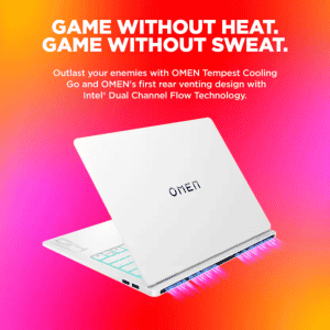 HP Omen Transcend Gaming Laptop | Intel Core Ultra 7 155H  | RTX 4060 | 16 GB | 1 TB SSD | Ceramic White | 14 fb0089TX