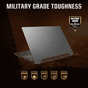 ASUS TUF  A15 Gaming laptop | AMD Ryzen 9 Octa Core 8945H |NVIDIA GeForce RTX 4070 | 16 GB |1 TB SSD | 15.6 Inch | Mecha Gray | FA507UI-LP066WS