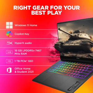 HP OMEN | Intel Core Ultra 7 155H | NVIDIA GeForce RTX 4060 | 16 GB | 1 TB SSD | Shadow Black | 14-fb0007TX