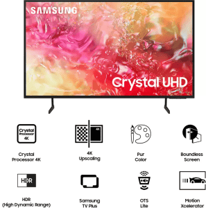 Samsung DU7660 Ultra HD 4K LED Smart  TV | Tizen | 165 cm (65 inch) | UA65DU7660KLXL
