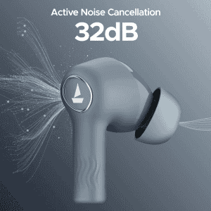 boAt Nirvana Ion True Wireless Earbuds |  Bionic Mode | Blazing Comet