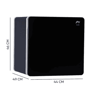 Godrej Qube Personal Standard Single door Refrigerator | 30 L | Black | TEC Qube HS Q103