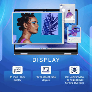 DELL Inspiron 2in1 Touch Laptop | Intel Core i5 13th Gen 1335U |  8 GB | 512 GB | 14 Inch |Platinum Silver | IC7430MH5K0M01ORS1