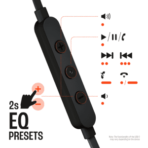 JBL Tune 310C Wired In Ear Earphones |  Hi-Res Audio with Digital-to-Analog Converter | 3 Button EQ | Black | JBLT310CBLK