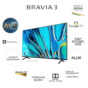 Sony Bravia 3 Ultra HD 4K Smart LED TV | S30 | 164 cm (65 inch) | K 65S30