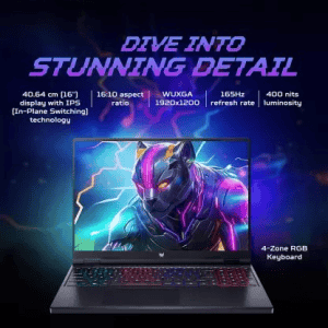 Acer Predator Helios Neo 16 Gaming Laptop | Intel Core i7 | 14th Gen | 14700HX | 16 GB | 1 TB SSD | RTX 4050 | NH QNPSI 002 | Black | PHN16 72 77GZ