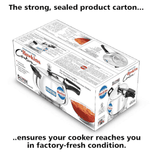 Hawkins Contura  Inner Lid Induction Bottom Pressure Cooker | 5 L | Stainless Steel