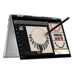 Dell Inspiron  2-in-1 Laptop | Intel Core i5 13th Gen 1335U |  8GB | 1TB |14 inch | Platinum Silver | IC7430CJYFN001ORS1