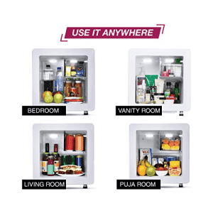 Godrej Qube Personal Standard Single door Refrigerator | 30 L | Black | TEC Qube HS Q103
