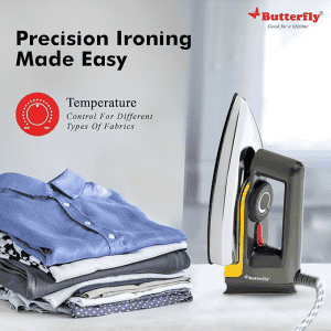Butterfly Reva Stainless Steel Dry Iron | 1000 W | Grey
