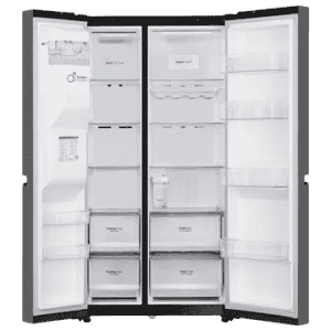 LG Side by Side Refrigerator | 630 L | 3 Star | Matt Black | GL-L257CMC3.DMCZEBN