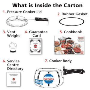 Hawkins Contura  Inner Lid Induction Bottom Pressure Cooker | 5 L | Stainless Steel