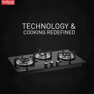 Hindware Ella Plus Glass Automatic Hob | 75 CM | 3 Burners