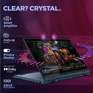 Lenovo Yoga 7i 2 in 1 Intel Evo Core Ultra 7 155H | 16 GB | 1TB SSD | Tidal Teal | 83DJ006YIN