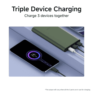 Xiaomi Power Bank 4i | 10000mAh | 22.5W Fast Charge |  Olive Green