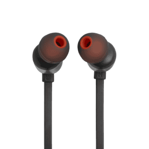JBL Tune 310C Wired In Ear Earphones |  Hi-Res Audio with Digital-to-Analog Converter | 3 Button EQ | Black | JBLT310CBLK