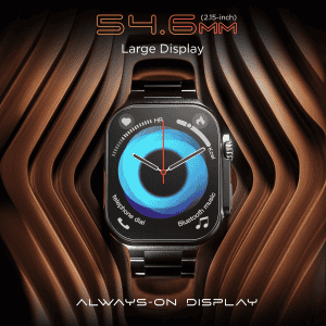 Fire-Boltt Dapper Bluetooth Calling Smartwatch | 2.15 Inch | IPS Tracking | Black Chain | BSW189