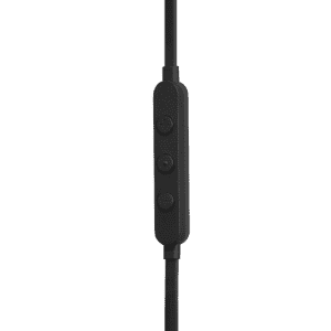 JBL Tune 310C Wired In Ear Earphones |  Hi-Res Audio with Digital-to-Analog Converter | 3 Button EQ | Black | JBLT310CBLK