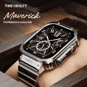 Fire Boltt Maverick Smartwatch | 2.02 inch | IPS Display | Silver