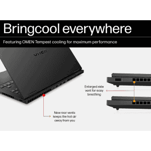 HP Omen Gaming Laptop | Intel Core i7 14th Gen 14650HX processor | 16 GB | 1TB SSD | NVIDIA GeForce RTX 4050 6GB | Shadow Black | 16-wf1095TX