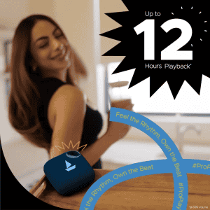 boAt Stone 190 Pro Bluetooth Speaker | 5 W | IPX6 Splash Resistance | Tropical Blue