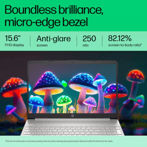 HP Laptop | Ryzen 5 | Hexa Core 5500U | 8 GB | 512 GB | Natural Silver | 15S-EQ2304AU