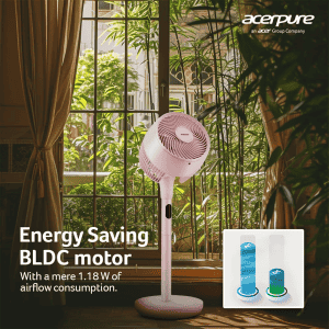 Acerpure Air Circulator Pedestal Fan | F2 Cozy | Pink