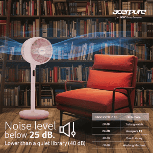 Acerpure Air Circulator Pedestal Fan | F2 Cozy | Pink