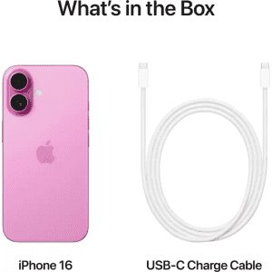 Apple iPhone 16 | 256 GB | Pink