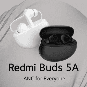 Redmi Buds 5A True Wireless Earbuds | ANC | AI Powered ENC | V5.4  | Black