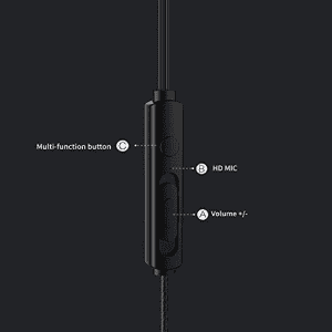 Remax | 711 Earphone Wired Headset Noise Cancelling Fashion in-Ear Earphone | Silver