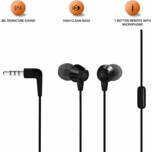 JBL Wired Headset | Black | T50HI